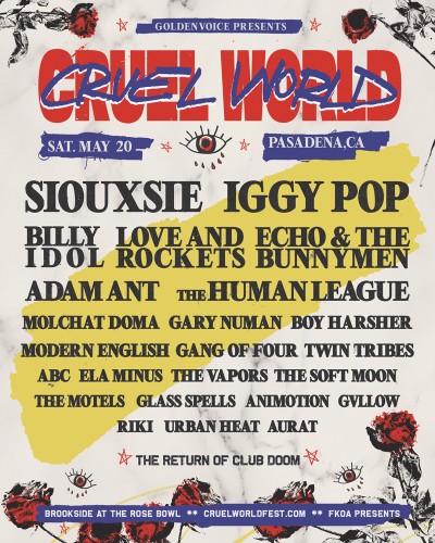 Gary Numan to  play Cruel World is a festival