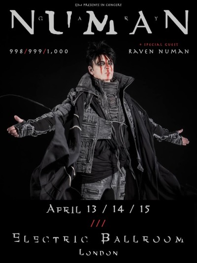 Gary Numan celebrate reaching the 1,000 gig milestone